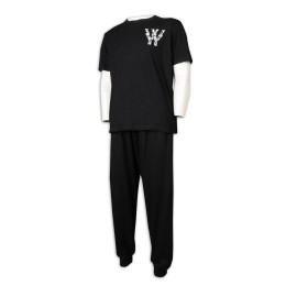 WTV167 Order short-sleeved T-shirt sports set manufacturing foot-band sports set elastic pant head sports set hk center WTV167 Order short-sleeved T-shirt sports set manufacturing foot-band sports set elastic pant head sports set hk center